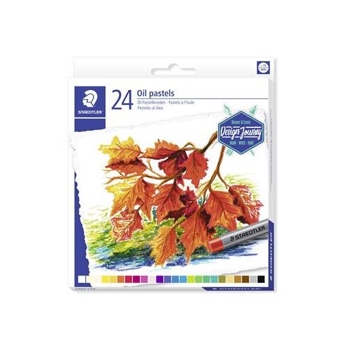 Olajpasztell kréta, STAEDTLER "2420", 24 különböző szín