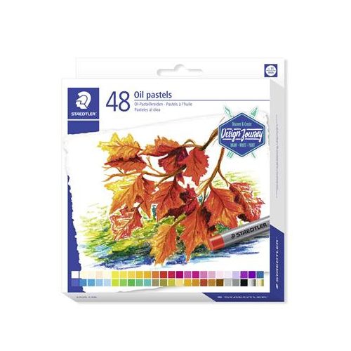 Olajpasztell kréta, STAEDTLER "2420", 48 különböző szín