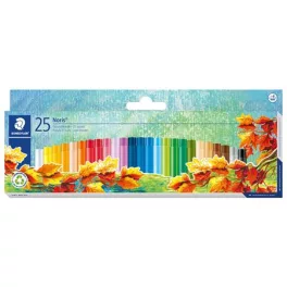   Olajpasztell kréta, STAEDTLER "Noris 241", 25 különböző szín