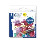 Olajpasztell kréta, STAEDTLER® "2420 M", 6 különböző metál szín