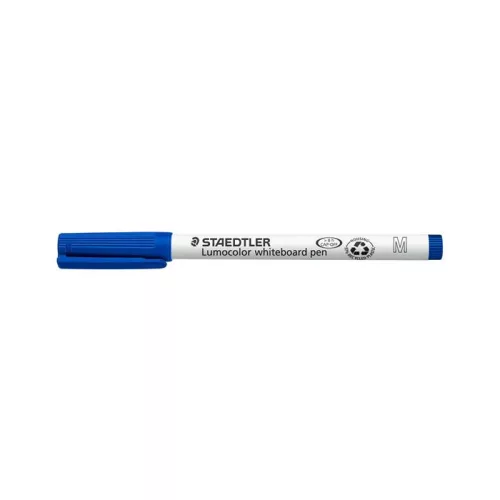 Táblamarker, 1 mm, M, kúpos, STAEDTLER "Lumocolor 301", kék