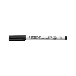   Táblamarker, 1 mm, M, kúpos, STAEDTLER "Lumocolor 301", fekete