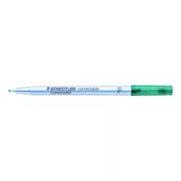   Alkoholmentes marker, OHP, 0,6 mm, STAEDTLER "Lumocolor® 305 F", zöld