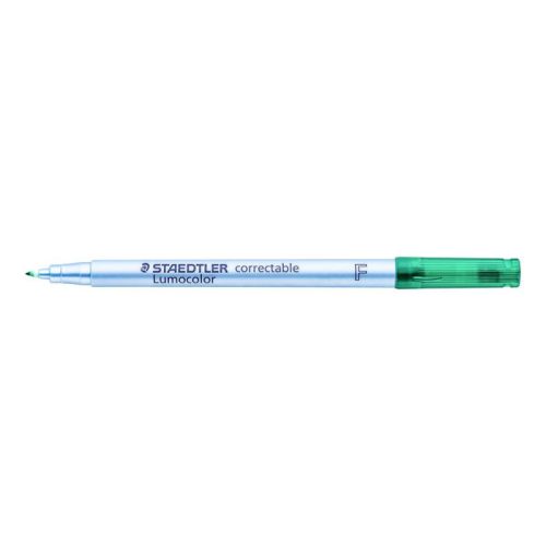 Alkoholmentes marker, OHP, 0,6 mm, STAEDTLER "Lumocolor® 305 F", zöld