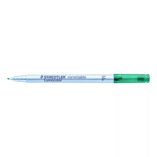 Alkoholmentes marker, OHP, 0,6 mm, STAEDTLER "Lumocolor® 305 F", zöld