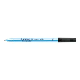   Alkoholmentes marker, OHP, 0,6 mm, STAEDTLER "Lumocolor® 305 F", fekete