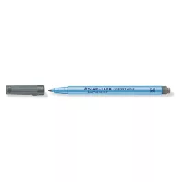   Alkoholmentes marker, OHP, 1 mm, STAEDTLER "Lumocolor® 305 M", fekete