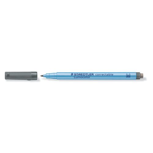 Alkoholmentes marker, OHP, 1 mm, STAEDTLER "Lumocolor® 305 M", fekete