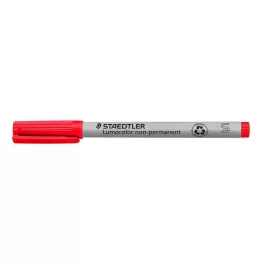   Alkoholmentes marker, OHP, 0,4 mm, STAEDTLER "Lumocolor® 311 S", piros