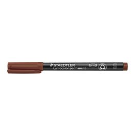   Alkoholos marker, OHP, 0,4 mm, STAEDTLER "Lumocolor® 313 S", barna