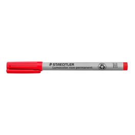   Alkoholmentes marker, OHP, 1 mm, STAEDTLER "Lumocolor® 315 M", piros