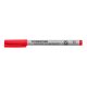 Alkoholmentes marker, OHP, 1 mm, STAEDTLER "Lumocolor® 315 M", piros