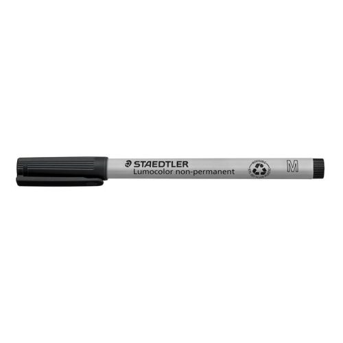 Alkoholmentes marker, OHP, 1 mm, STAEDTLER "Lumocolor® 315 M", fekete