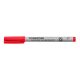 Alkoholmentes marker, OHP, 0,6 mm, STAEDTLER "Lumocolor® 316 F", piros