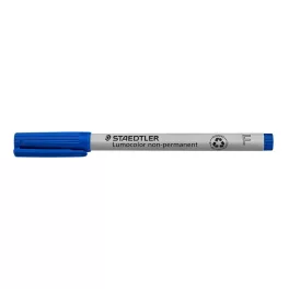   Alkoholmentes marker, OHP, 0,6 mm, STAEDTLER "Lumocolor® 316 F", kék