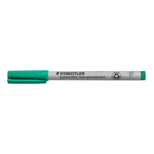 Alkoholmentes marker, OHP, 0,6 mm, STAEDTLER "Lumocolor® 316 F", zöld