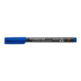   Alkoholos marker, OHP, 0,6 mm, STAEDTLER "Lumocolor® 318 F", kék