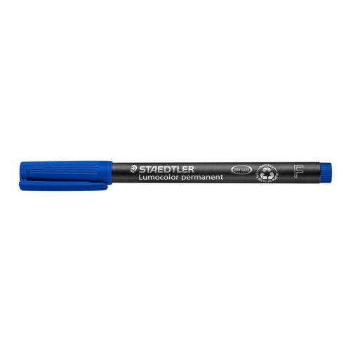 Alkoholos marker, OHP, 0,6 mm, STAEDTLER "Lumocolor® 318 F", kék