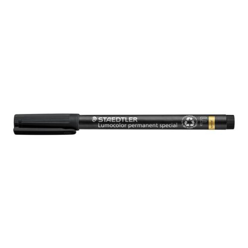Alkoholos marker, 0,6 mm, STAEDTLER "Lumocolor® special 319 F", fekete
