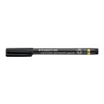 Alkoholos marker, 0,4 mm, STAEDTLER "Lumocolor® special 319 S", fekete
