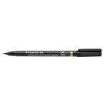Alkoholos marker, 0,4 mm, STAEDTLER "Lumocolor® special 319 S", fekete