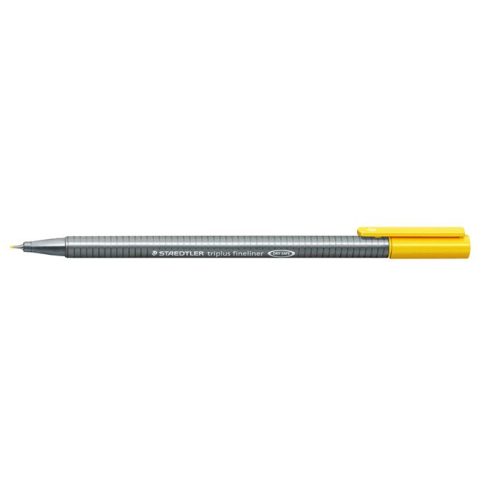 Tűfilc, 0,3 mm, STAEDTLER "Triplus 334", sárga