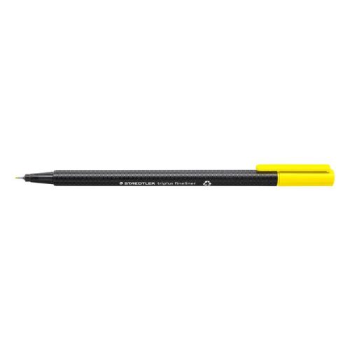 Tűfilc, 0,3 mm, STAEDTLER "Triplus 334", sárga