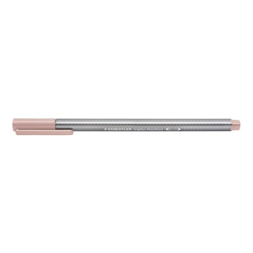 Tűfilc, 0,3 mm, STAEDTLER "Triplus 334", antik rózsaszín
