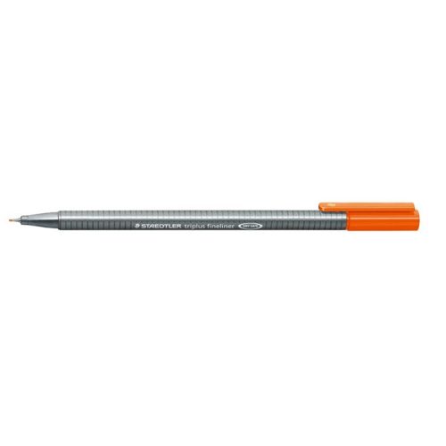 Tűfilc, 0,3 mm, STAEDTLER "Triplus 334", narancssárga