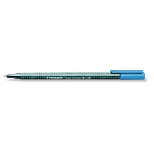 Tűfilc, 0,3 mm, STAEDTLER "Triplus 334", mélykék