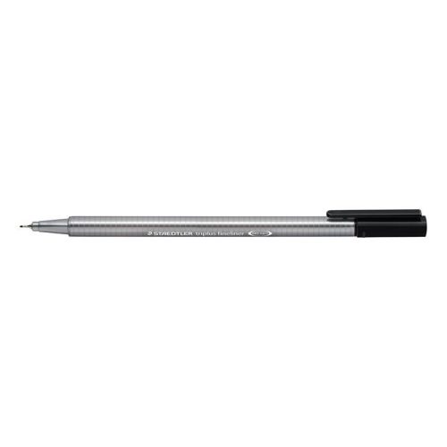 Tűfilc, 0,3 mm, STAEDTLER "Triplus 334", fekete