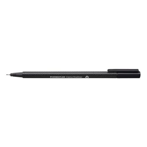 Tűfilc, 0,3 mm, STAEDTLER "Triplus 334", fekete