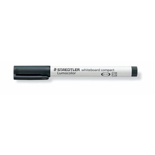 Táblamarker, 1-2 mm, kúpos, STAEDTLER "Lumocolor 341", fekete