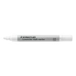 Krétamarker, 2,4 mm, kúpos, STAEDTLER "Lumocolor® 344", fehér