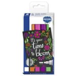 Krétamarker készlet, 2,4 mm, kúpos, STAEDTLER "Lumocolor® 344", 5 különböző szín