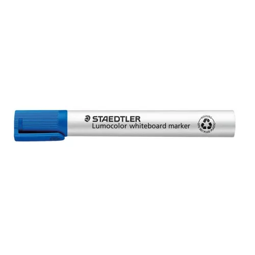 Táblamarker, 2-5 mm, vágott, STAEDTLER "Lumocolor® 351 B", kék