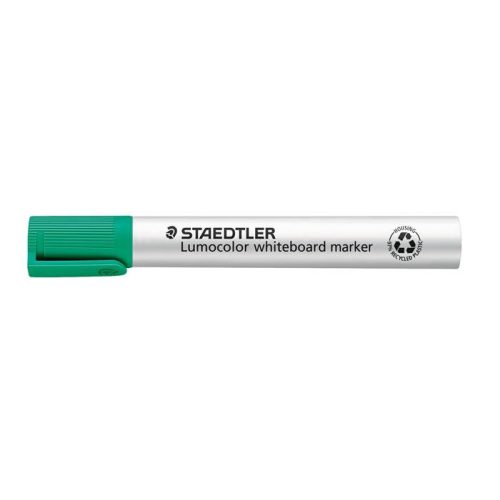 Táblamarker, 2-5 mm, vágott, STAEDTLER "Lumocolor® 351 B", zöld
