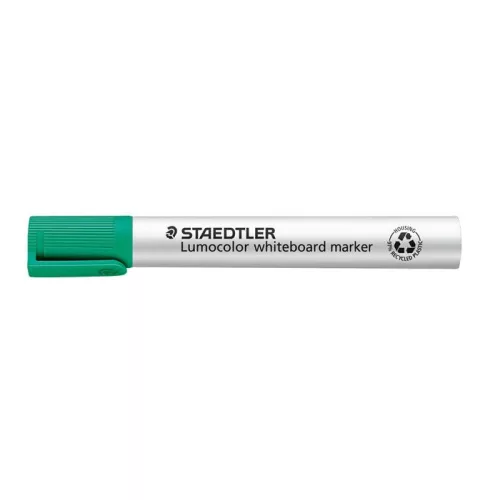Táblamarker, 2-5 mm, vágott, STAEDTLER "Lumocolor® 351 B", zöld