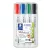 Táblamarker készlet, 2 mm, kúpos, STAEDTLER "Lumocolor® 351", 4 különböző szín