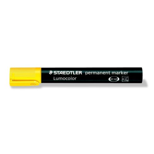 Alkoholos marker, 2 mm, kúpos, STAEDTLER "Lumocolor® 352", sárga