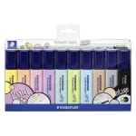 Szövegkiemelő készlet, 1-5 mm, STAEDTLER "Textsurfer Classic Pastel 364 C", 10 különböző szín