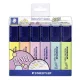 Szövegkiemelő készlet, 1-5 mm, STAEDTLER "Textsurfer Classic Pastel 364 C", 6 különböző szín