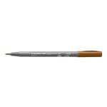 Ecsetirón készlet, STAEDTLER "Pigment brush 371", 12 különböző természeti szín