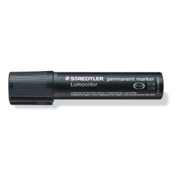   Alkoholos marker, 2-12 mm, vágott, STAEDTLER "Lumocolor® 388", fekete