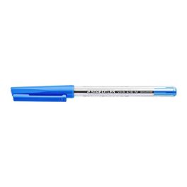   Golyóstoll, 0,5 mm, kupakos, STAEDTLER "Stick 430 M", kék