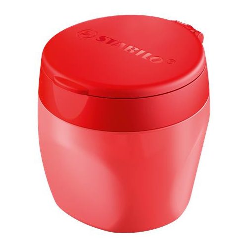 Hegyező, egylyukú, tartályos, STABILO "Woody 3 in 1", piros