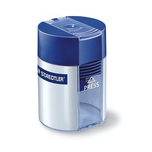 Hegyező, egylyukú, tartályos, STAEDTLER "511", kék