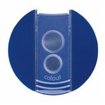 Hegyező, kétlyukú, tartályos, STAEDTLER "Noris 512 F", kék