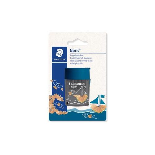 Hegyező, kétlyukú, tartályos, STAEDTLER "512", óceán