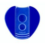 Hegyező, kétlyukú, tartályos, STAEDTLER "Noris 512 F", kék